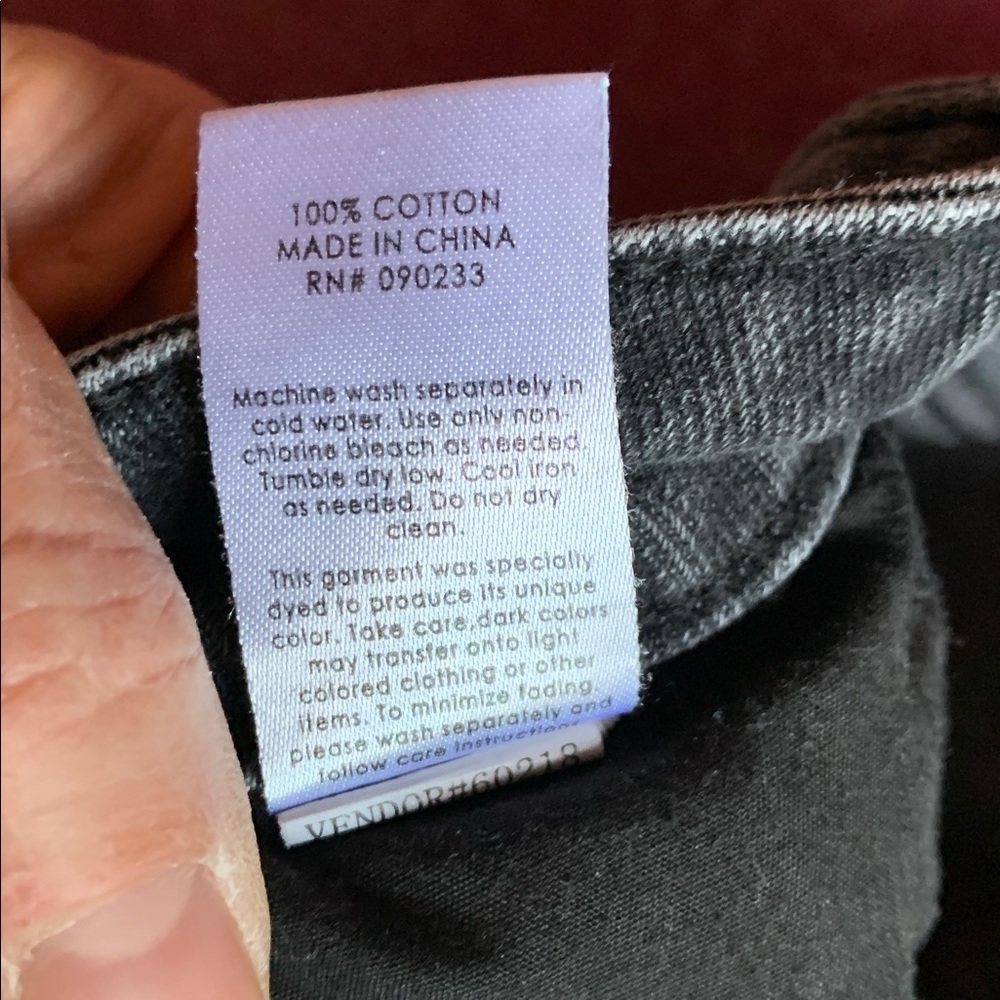 Women’s PacSun Charcoal Mom Denim Jeans size 28 - Picture 6 of 8